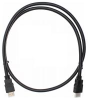 Кабели, адаптеры, разветвители CACTUS HDMI - HDMI CS-HDMI.1.4-1 (1 м, черный) [CS-HDMI.1.4-1]