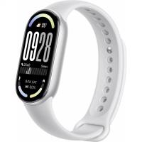 Умные часы и браслеты Xiaomi Smart Band 10 M2459B1 (серебристый, с белым силиконовым ремешком, международная версия) [BHR07PSGL]