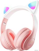 Наушники и гарнитуры Miru Cat EP-W10 (розовый) [W101]