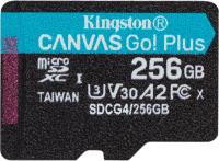 Карты памяти Kingston Canvas Go! microSDXC 256GB SDCG4/256GBSP [SDCG4/256GBSP]