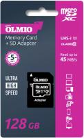 Карты памяти Olmio microSDXC 128GB V30 UHS-I Class 3 (U3)