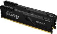 Оперативная память Kingston FURY Beast 2x16GB DDR4 PC4-25600 KF432C16BB1K2/32 [KF432C16BB1K2/32, KF432C16BB1K2/32WP]