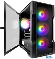 Корпуса 1stPlayer Trilobite T3-G (черный) [T3-G-BK-4F1]