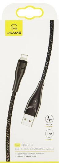 Кабели, адаптеры, разветвители Usams U41 Lightning US-SJ391 (черный) [SJ391USB01]