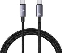Кабели, адаптеры, разветвители Usams US-SJ661 USB Type-C - USB Type-C (1.2 м, черный) [6958444908519]