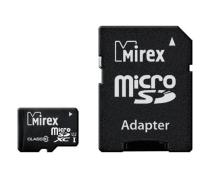 Карты памяти Mirex microSDXC UHS-I (Class 10) 128GB + адаптер [13613-AD10S128] [13613-AD10S128]