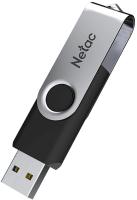 USB Flash Netac 8GB USB 2.0 FlashDrive Netac U505 пластик+металл [NT03U505N-008G-20BK]