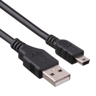 Кабели, адаптеры, разветвители ExeGate EX138938RUS USB Type-A - miniUSB (1.8 м, черный) [EX138938RUS, EX-CC-USB2-AMminiBM5P-1.8]