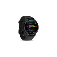 Умные часы и браслеты Garmin Venu 3 (черный, с силиконовым ремешком) [010-02784-01]