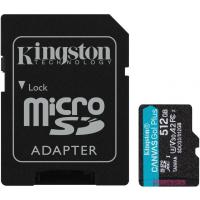 Карты памяти Kingston Canvas Go! Plus microSDXC 512GB (с адаптером) [SDCG3/512GB]
