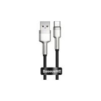 Кабели, адаптеры, разветвители Baseus Cafule Series Metal Data Cable USB Type-A - Type-C 66W CAKF000001 (0.25 м, черный) [CAKF000001]