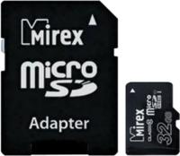 Карты памяти Mirex microSDHC UHS-I (Class 10) 32GB + адаптер [13613-ADSUHS32] [13613-ADSUHS32]