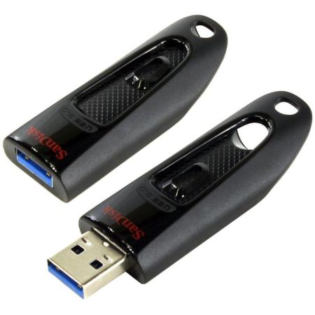 USB Flash SanDisk Ultra USB 3.0 Black 64GB (SDCZ48-064G-U46)