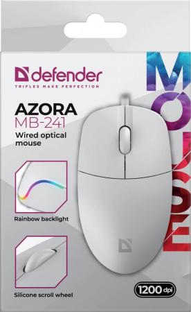 Мыши Defender Azora MB-241 (белый) [52242]