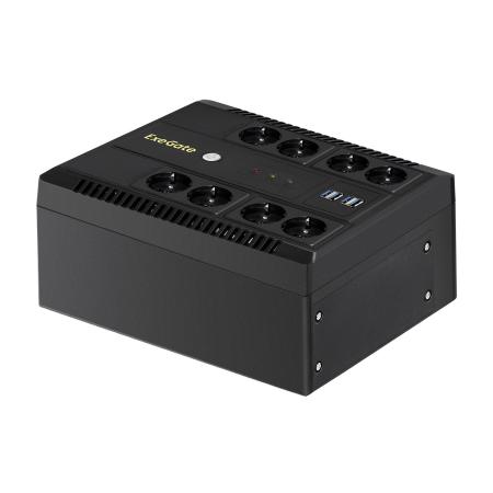 Источники бесперебойного питания ExeGate Neo NNB-1000.LED.AVR.8SH.CH EX293855RUS [EX293855RUS]
