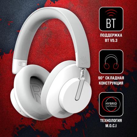 Наушники и гарнитуры A4Tech Bloody MH390 (белый)