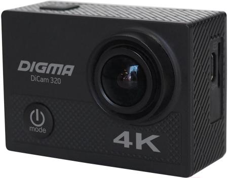 Экшен-камеры Digma DiCam 320 DC320 (черный) [1622963]