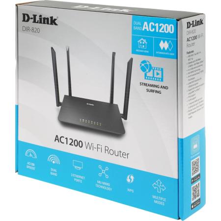 Беспроводные маршрутизаторы D-Link DIR-820/RU/A1A