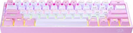 Клавиатуры Redragon Fizz (розовый/белый) [70672]