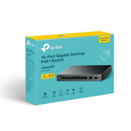 Коммутаторы TP-Link LiteWave LS1210GP V1 [LS1210GP]
