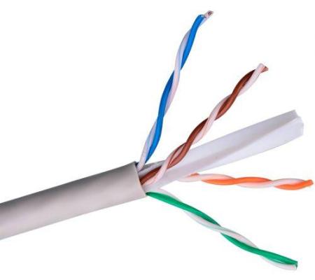 Кабели, адаптеры, разветвители ExeGate UTP4-C6-CU-S23-IN-PVC-GY-305 UTP [EX281813RUS]