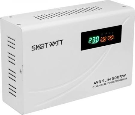 Стабилизаторы, сетевые фильтры, удлинители SmartWatt AVR SLIM 500RW [4512020310002]