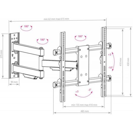 Кронштейны Arm Media PARAMOUNT-40