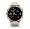 Умные часы и браслеты Garmin Fenix 8 Sapphire 43мм (золотистый, дымчато-серый ремешок) [010-02903-11]