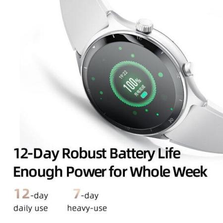 Умные часы и браслеты QCY Watch Active GT (серебристый)
