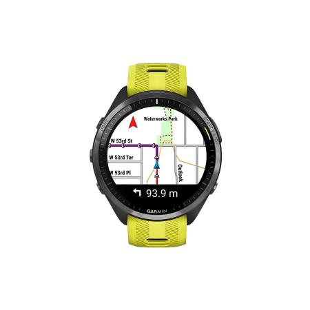Умные часы и браслеты Garmin Forerunner 965 (черный/желтый) [010-02809-12, 010-02809-112]