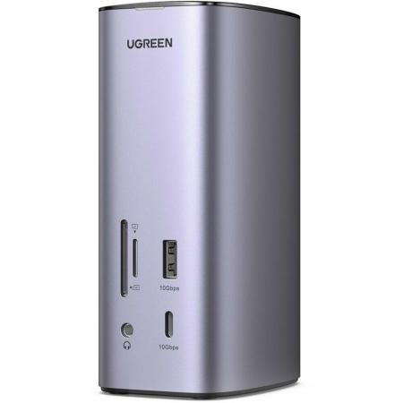 USB-хабы и док-станции Ugreen USB C Triple Display Docking Station 12-in-1 90325 [90325]