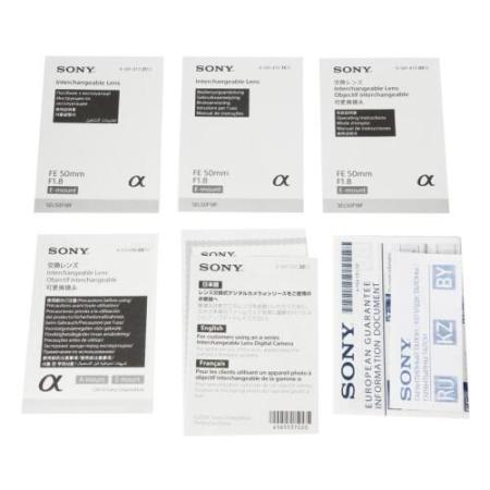Объективы Sony FE 50mm F1.8 [SEL50F18F] [SEL50F18F.SYX]