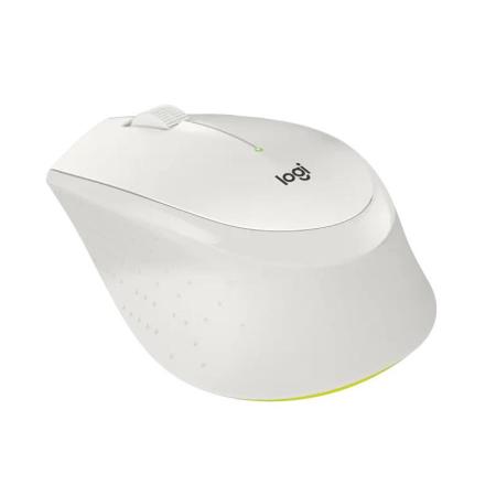 Мыши Logitech M330 Silent Plus (белый/желтый) [910-004926]