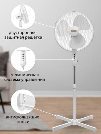 Вентиляторы и охладители воздуха Sundays Home RD-40A (белый) [7958553]