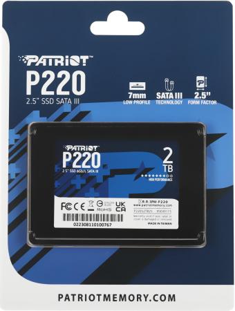 SSD Patriot P220 2TB P220S2TB25 [P220S2TB25]