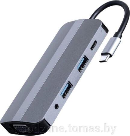 USB-хабы и док-станции Satechi Pro Hub Mini ST-UCPHMIS (серебристый) [ST-UCPHMIS]