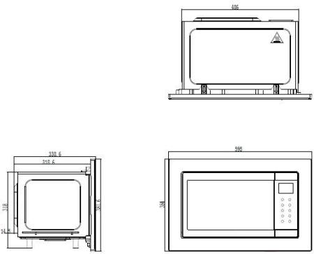Микроволновые печи ZorG MIO211 S (черный) [MIO211 S BL, УТ-00003554]