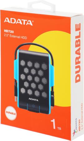 Внешние накопители ADATA HD720 AHD720-1TU31-CBL 1TB (синий) [AHD720-1TU31-CBL]