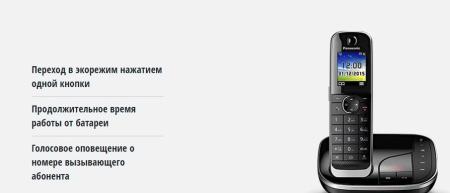 Радиотелефоны DECT Panasonic KX-TGJ320UCB