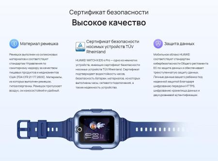 Умные часы и браслеты Huawei Watch Kids 4 Pro (розовый) [ASN-AL10 Pink]