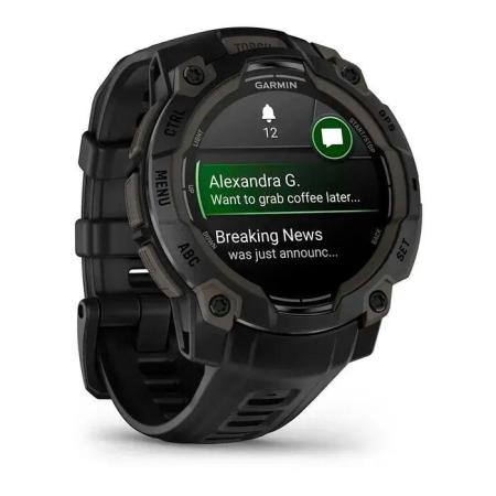 Умные часы и браслеты Garmin Instinct 3 45 мм (черный) [010-02936-00]