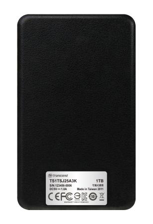Внешние накопители Transcend StoreJet 25A3 1TB Black (TS1TSJ25A3K)