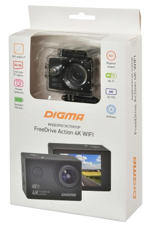 Экшен-камеры Digma FreeDrive Action 4K WIFI [1132275]