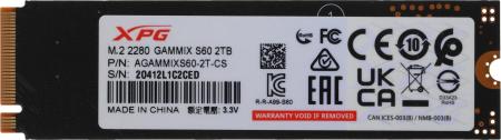 SSD ADATA XPG Gammix S60 Blade 2TB AGAMMIXS60-2T-CS [AGAMMIXS60-2T-CS]