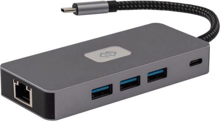 USB-хабы и док-станции Digma DS-809 [DS-809, 2023119, 4630143157109]