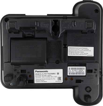 Проводные телефоны Panasonic KX-TS2356RUB (черный)