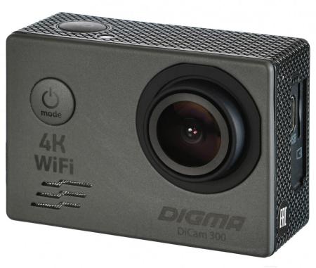 Экшен-камеры Digma DiCam 300 (серый) [1143221]