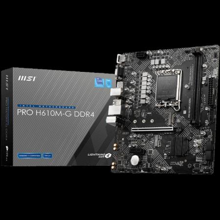Материнские платы MSI PRO H610M-G DDR4