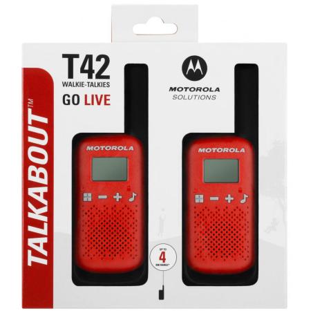 Портативные радиостанции Motorola Talkabout T42 (красный)
