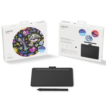 Графические планшеты Wacom Intuos CTL-4100 (черный, маленький размер) [CTL-4100K-N]